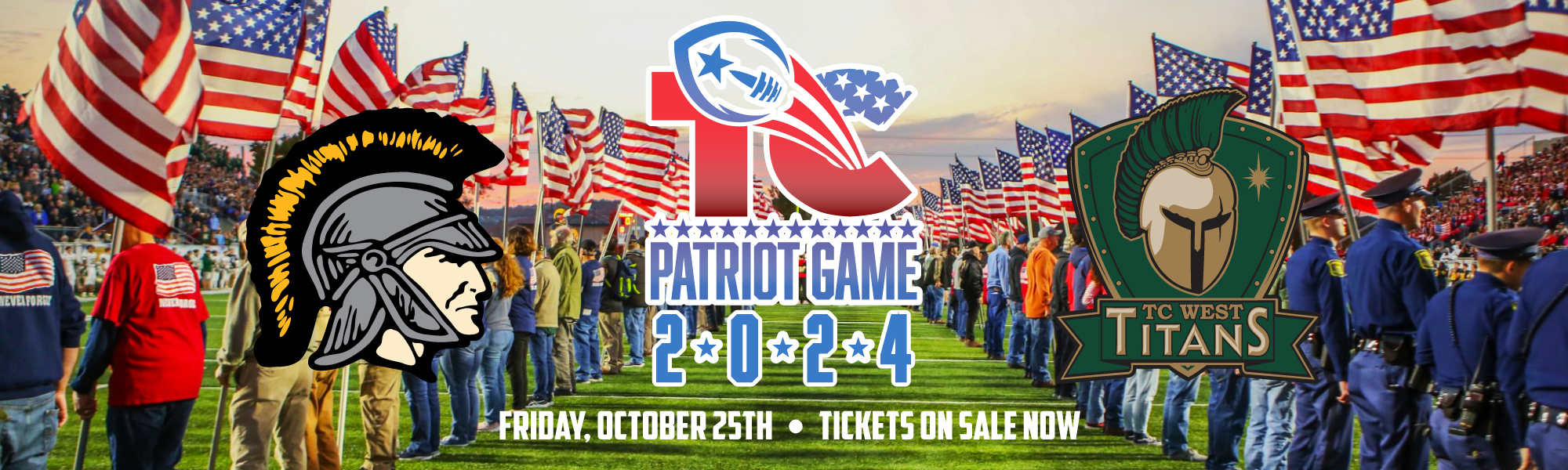 Patriot Game 2024 Friday, October 25th Tickets On Sale Now