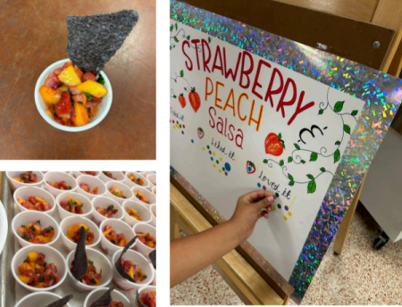 Fruit and Strawberry Peach Salsa poster